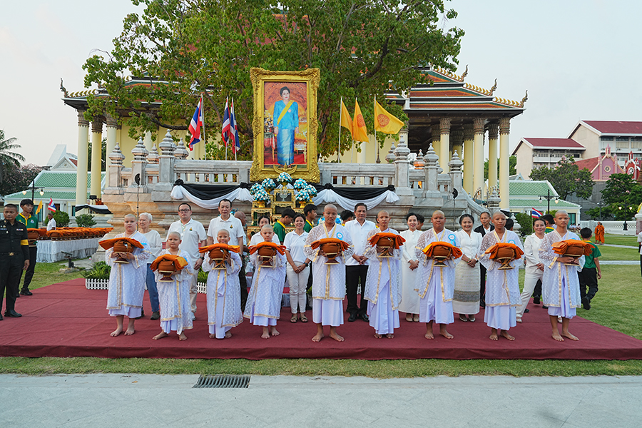 โครงการบรรพชาสามเณร ประจำปี ๒๕๖๙ ในร่มบารมีเจ้าประคุณสมเด็จพระธีรญาณมุนี ถวายเป็นพระราชกุศลแด่ สมเด็จพระนางเจ้าสิริกิติ์ พระบรมราชินีนาถ พระบรมราชชนนีพันปีหลวง