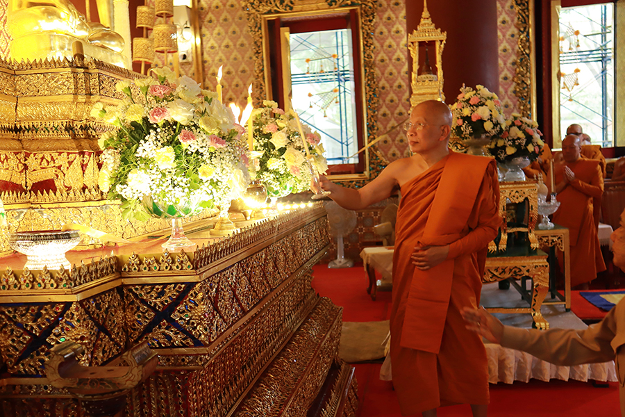 การบำเพ็ญกุศลอุทิศถวายสมเด็จพระพุทธโฆษาจารย์ (ญาณวรมหาเถร) และอดีตเจ้าอาวาสวัดเทพศิรินทราวาส